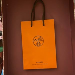 Authentic Hermes Gift Bag - Small